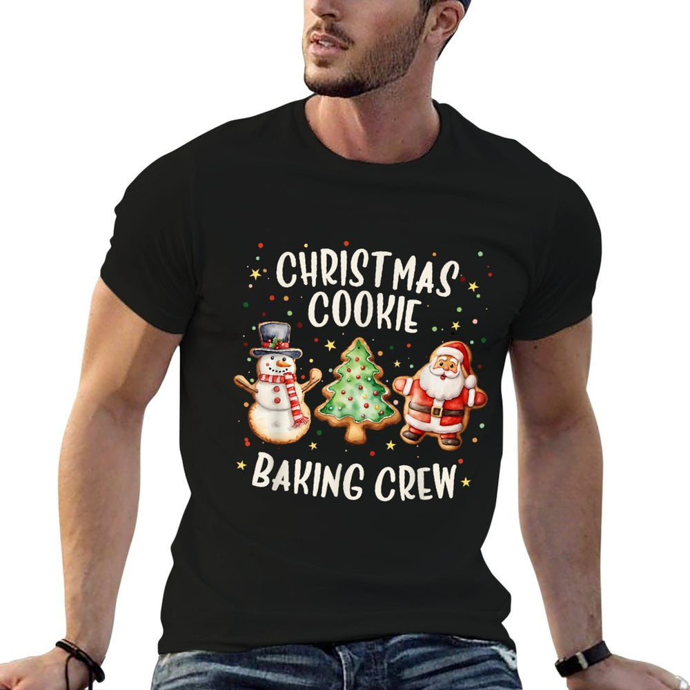 Gingerbread Team Kids Toddler Christmas Cookie Baking Crew  High-quality Stitching T-Shirt