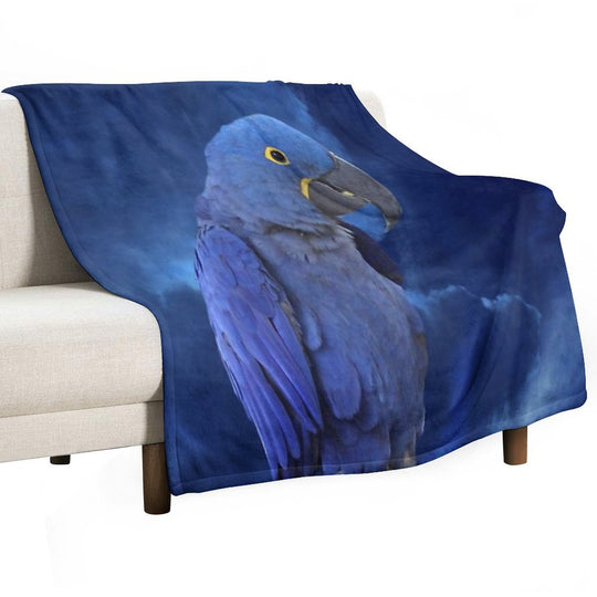 Hyacinth Macaw Quick-dry Throw Blanket