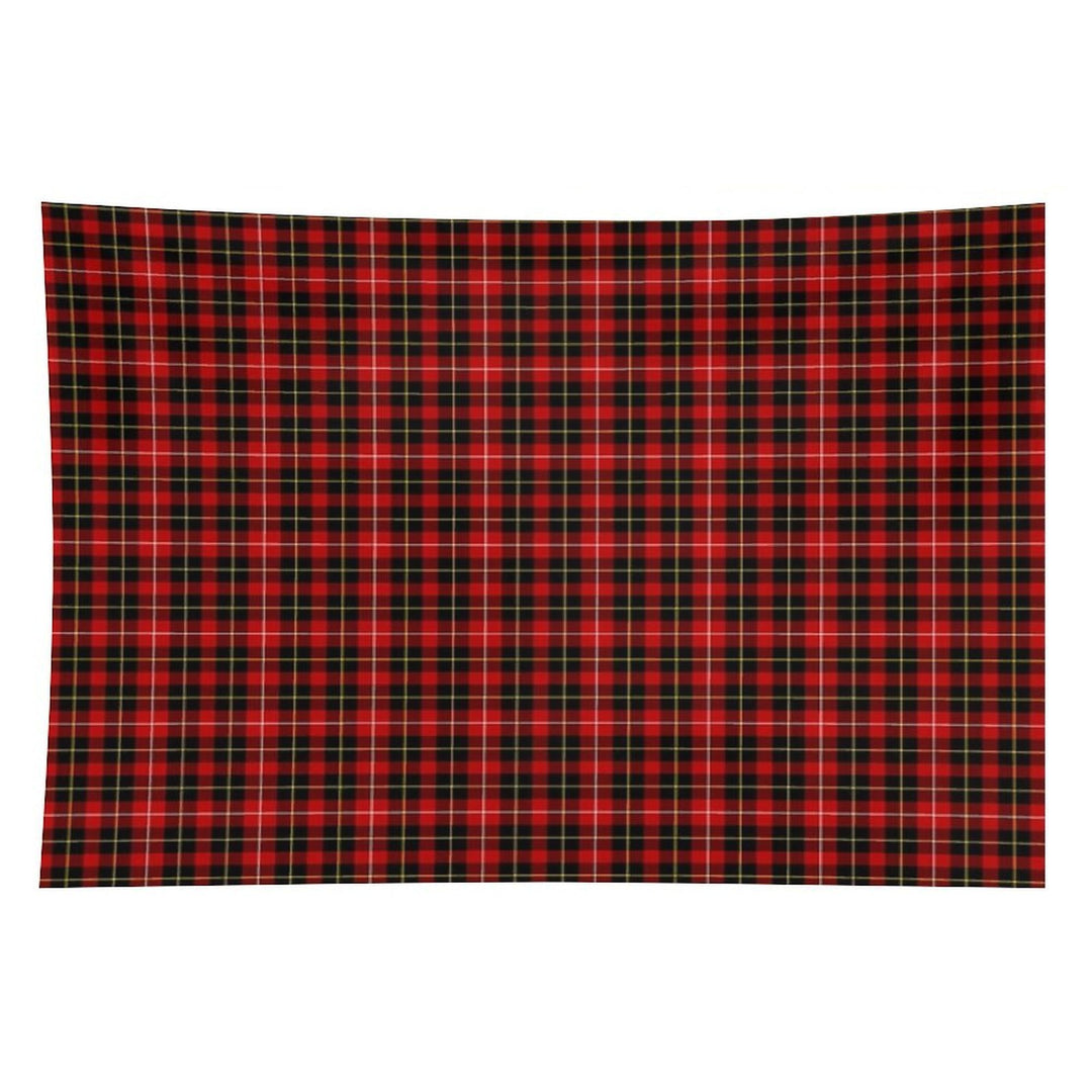 O'Connell Tartan Red And Black Irish Plaid Tapestry
