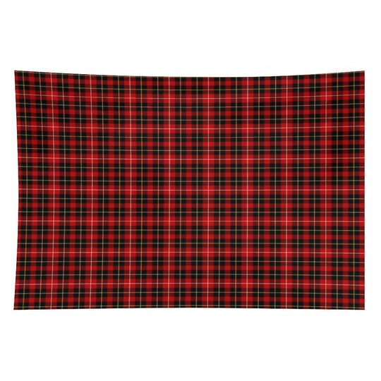 O'Connell Tartan Red And Black Irish Plaid Tapestry