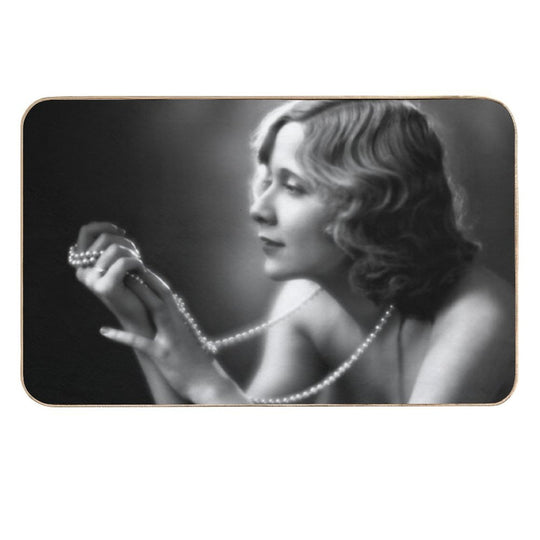 Vivian Vance Portrait  Pet-Safe Bath Mat
