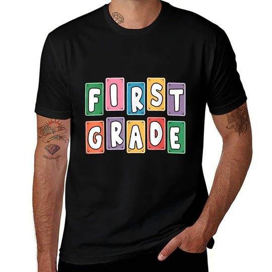 First Day of 1st Grade Level Begins 1st Day of 1st Grade  Moisture-wicking T-Shirt