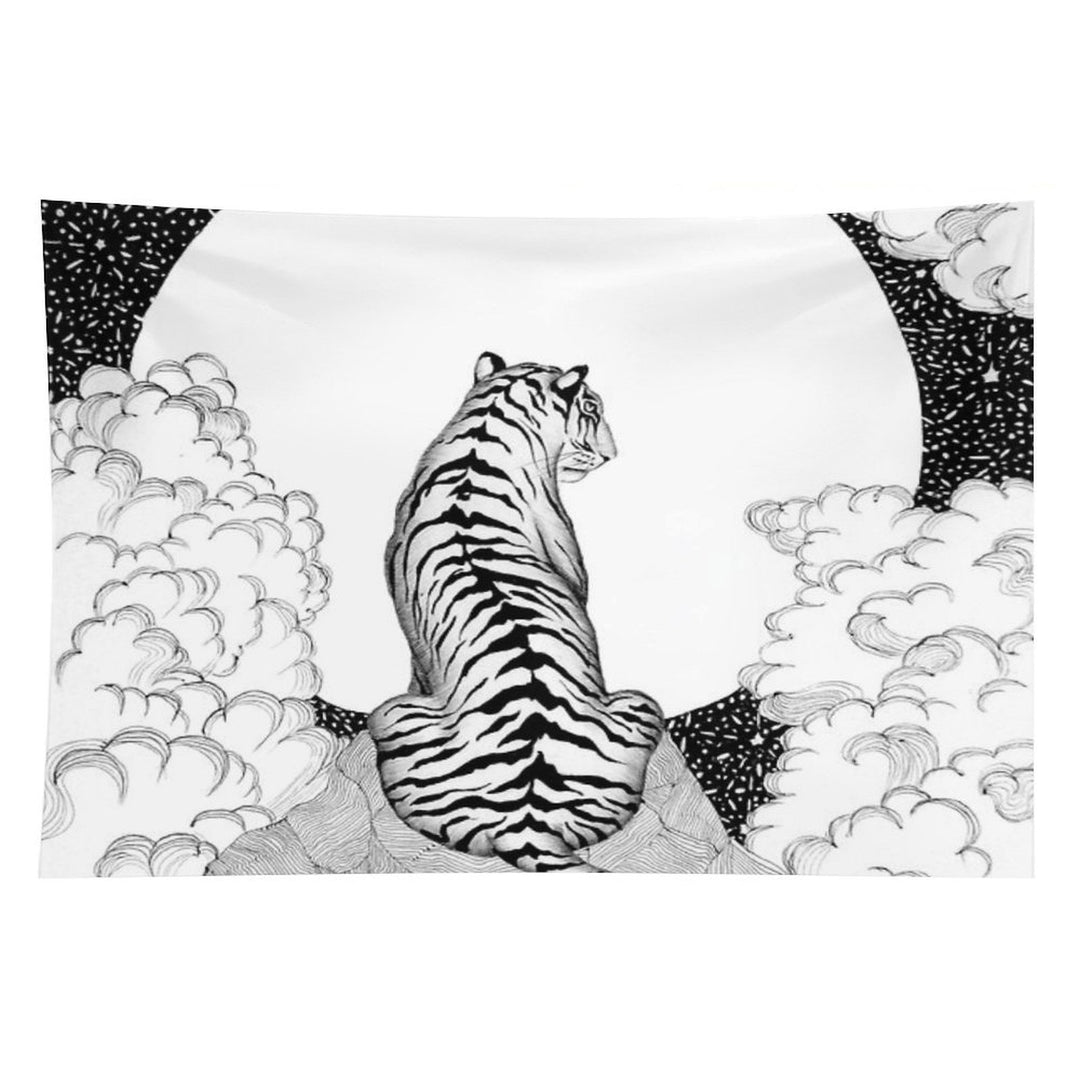 Tiger Moon Tapestry