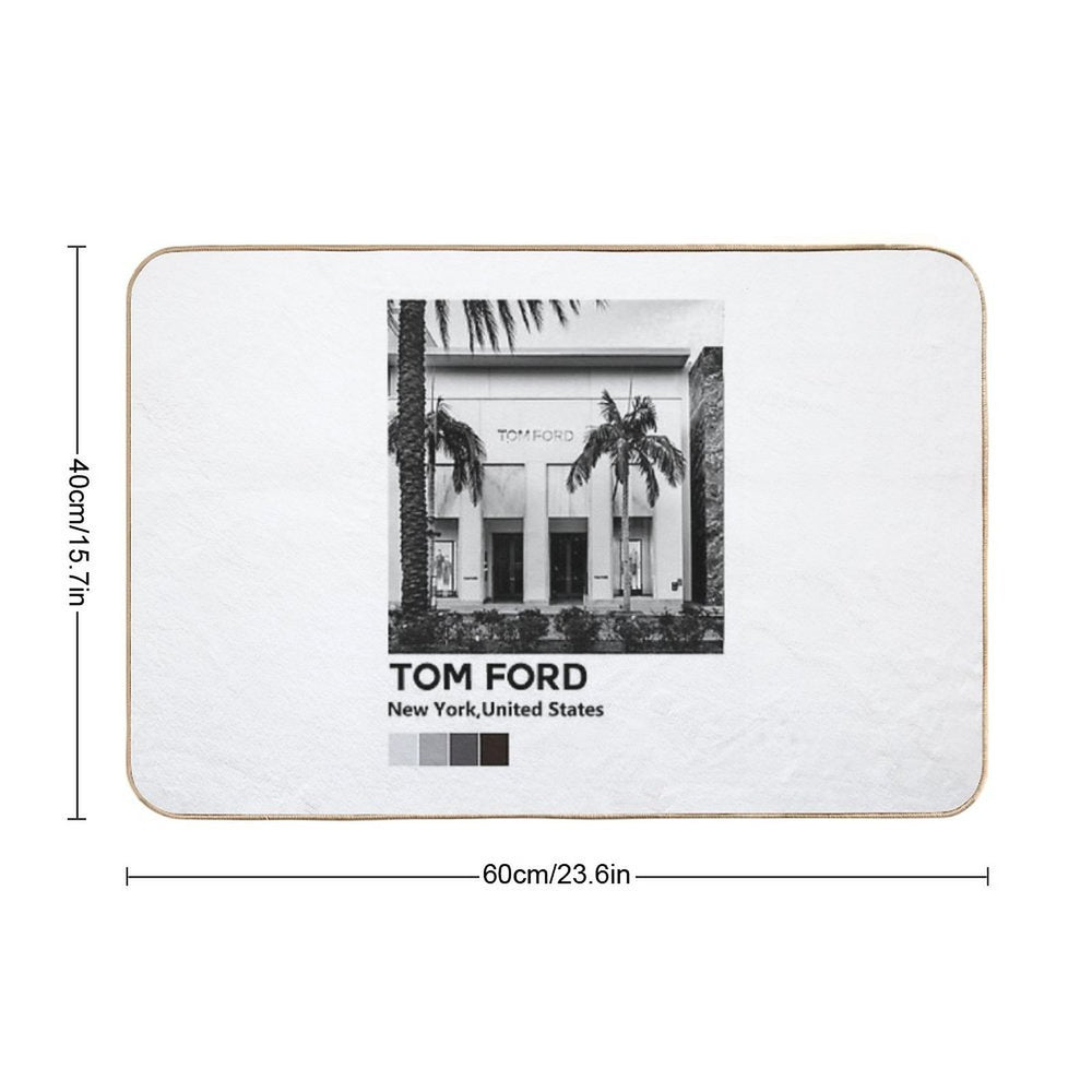 Tom Ford  Fashion Newspaper  Anti-Trip Bath Mat