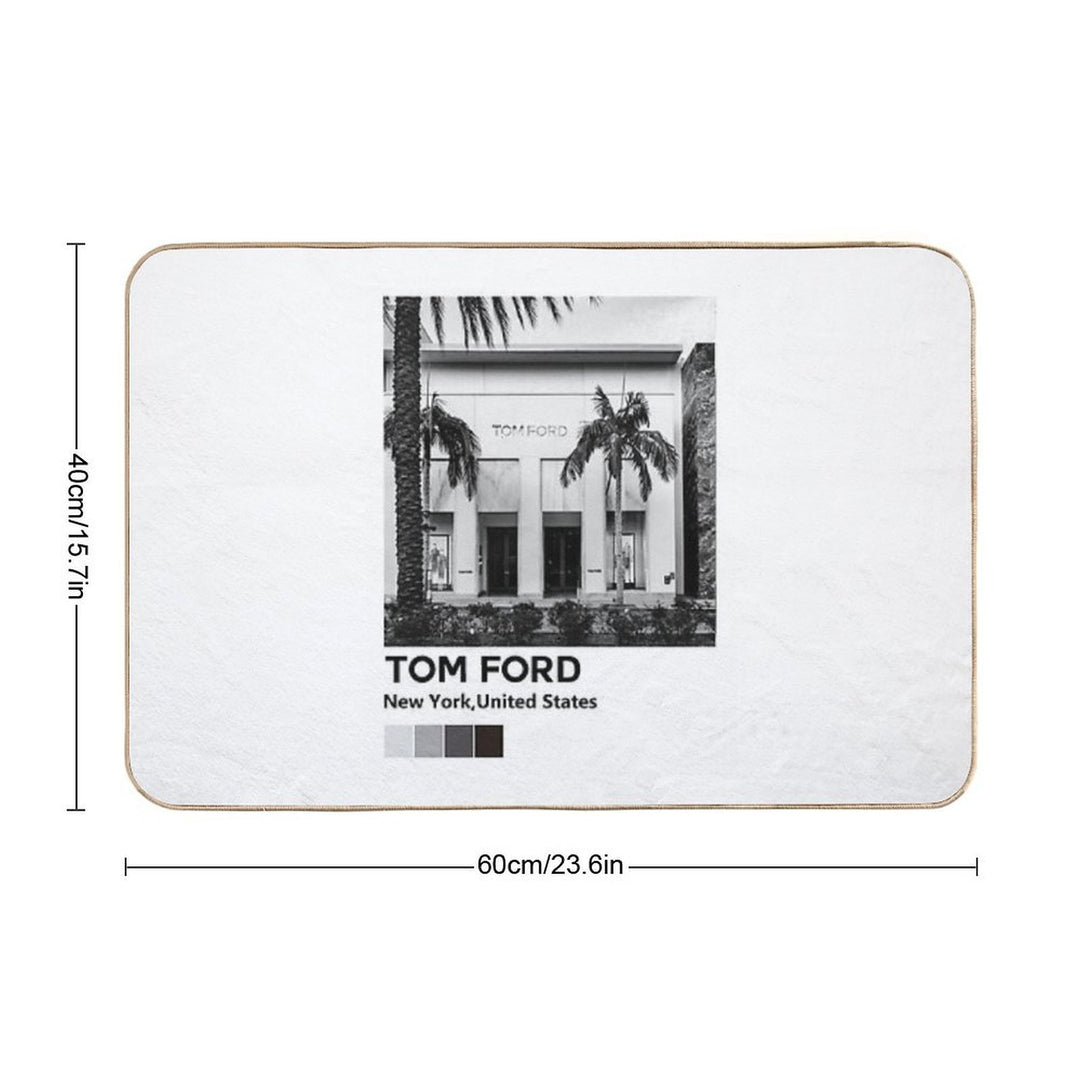 Tom Ford  Fashion Newspaper  Anti-Trip Bath Mat