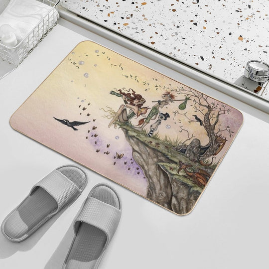 Where The Wind Takes You  Repositionable Bath Mat