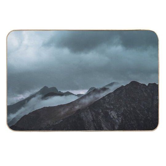 Misty Morning before The Summer Storm  Long-Lasting Bath Mat