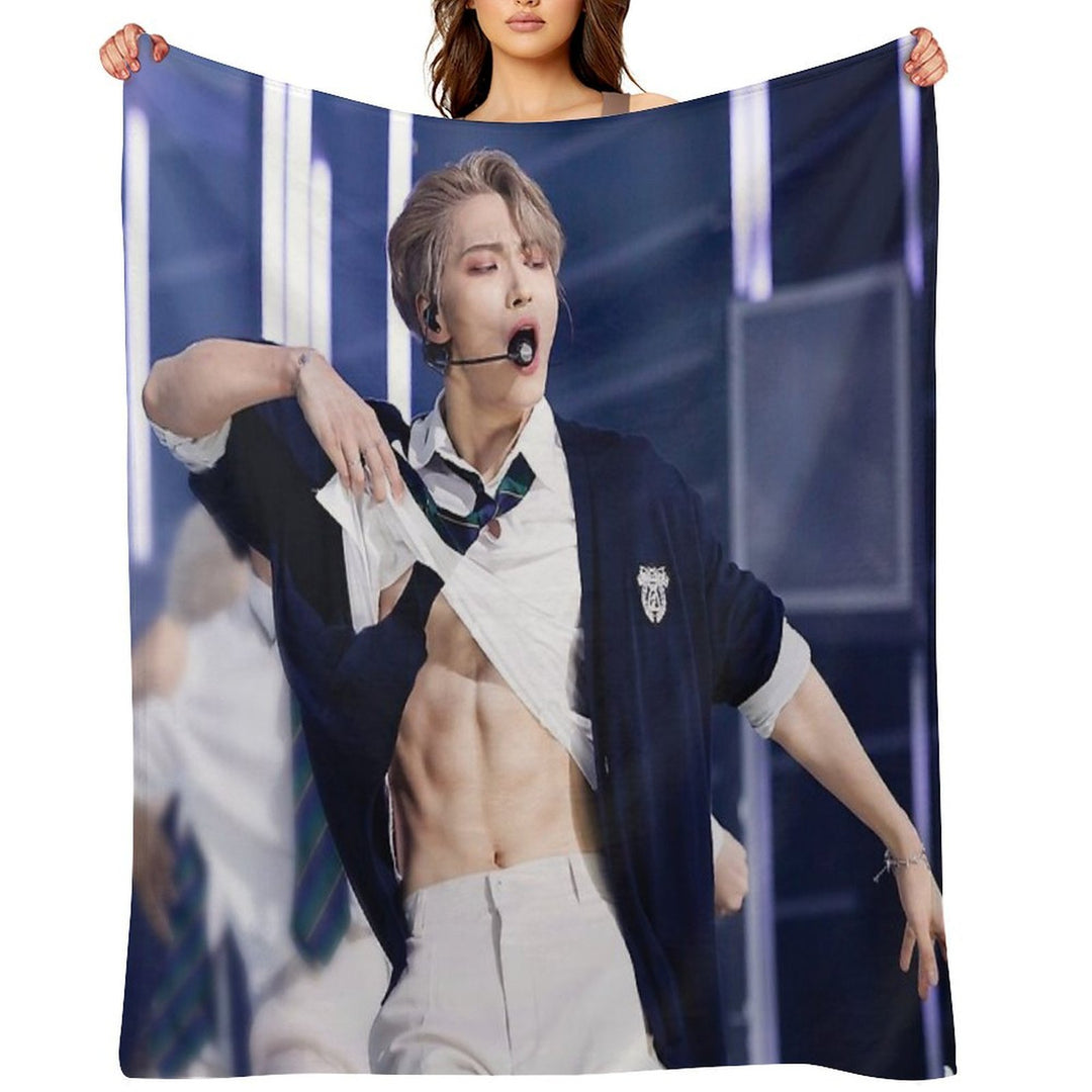 Ateez Seonghwa Premium Throw Blanket