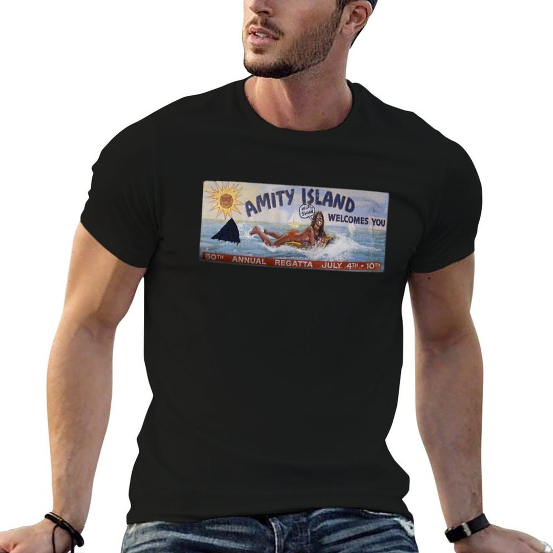 Welcome To Amity Island  Vintage-inspired T-Shirt