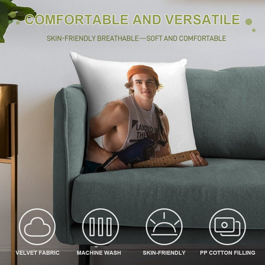 Charlie Gillespie Luke Patterson Soft Fade-Resistant Throw Pillow