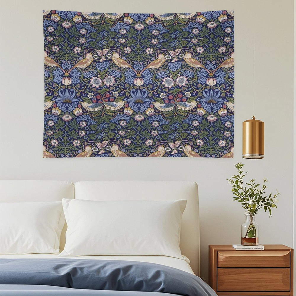 William Morris Strawberry Thief Design 1883 Tapestry