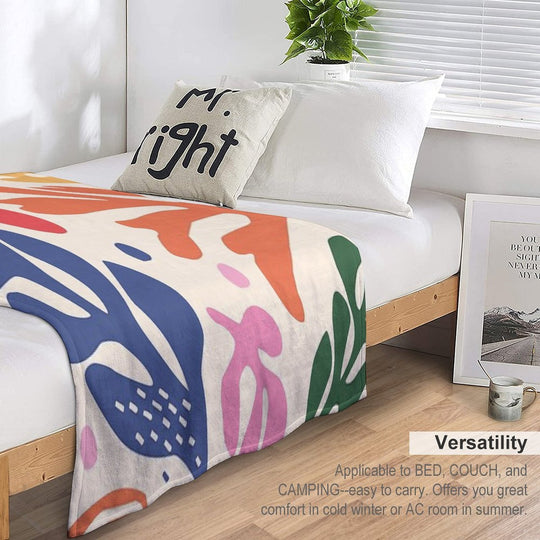 Matisse Pattern_2 Multi-functional Throw Blanket