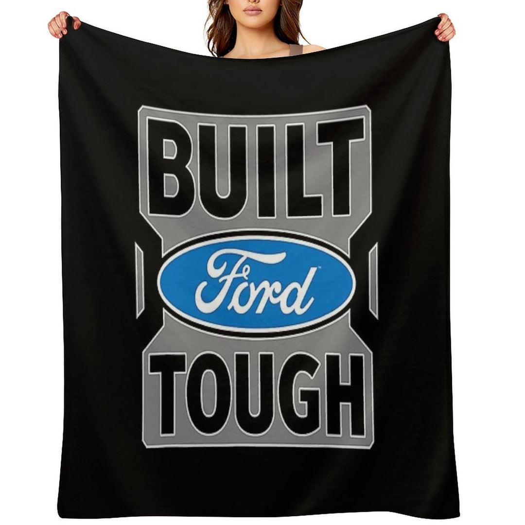 Ford Trucks Built Ford Tough Compact Throw Blanket