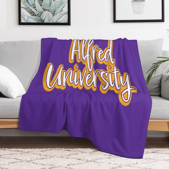 Alfred University Saxons Eco-conscious Throw Blanket