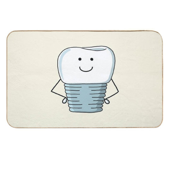 Implant Crown Durable Bath Mat