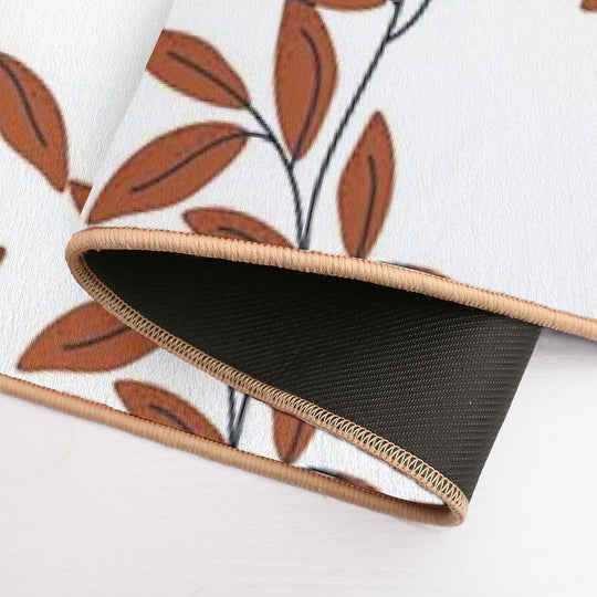 Brown Autumn Branch  Anti-Trip Bath Mat