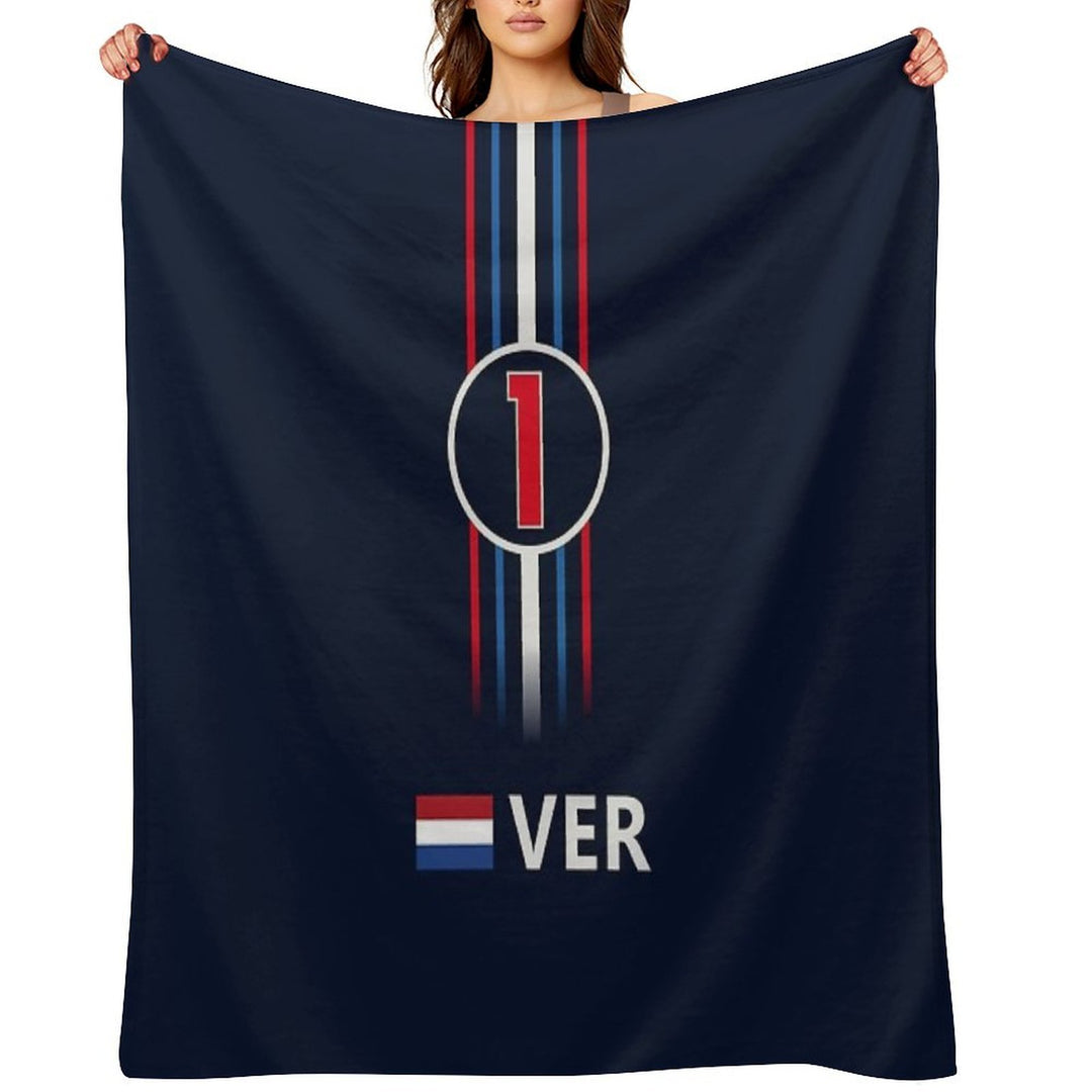 F1 2022 - #1 Verstappen [classic] Velvety-soft Throw Blanket