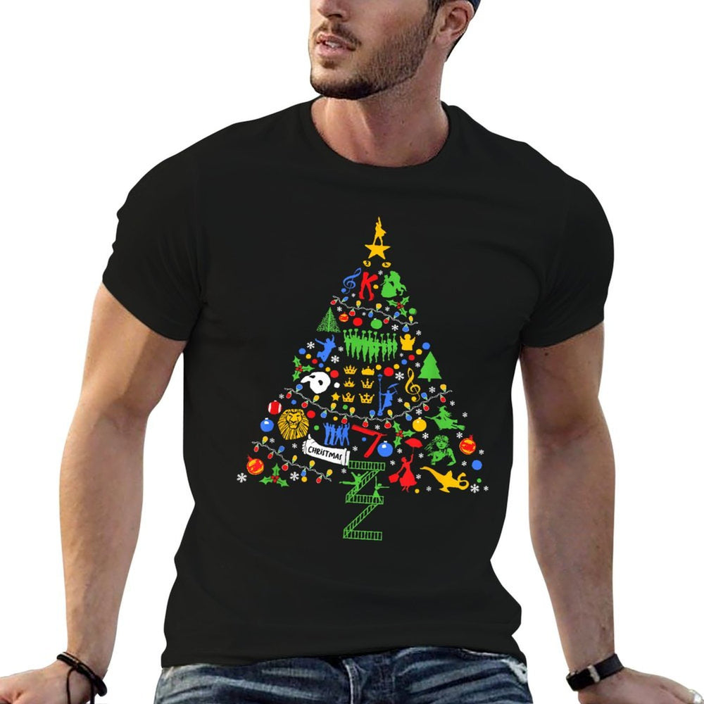 Musical Theater Christmas Tree  Wrinkle-resistant T-Shirt