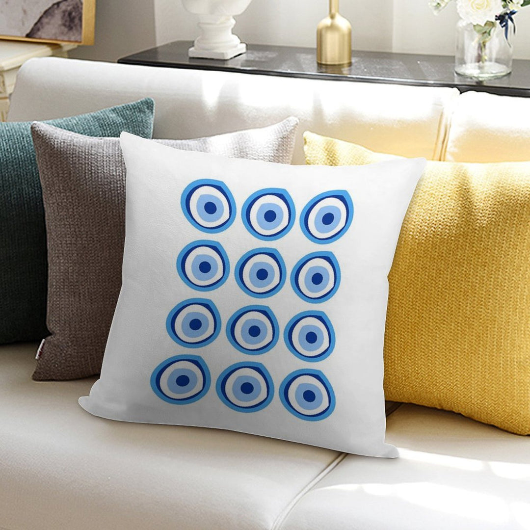 Evil Eye Soft Bedroom Essential Throw Pillow