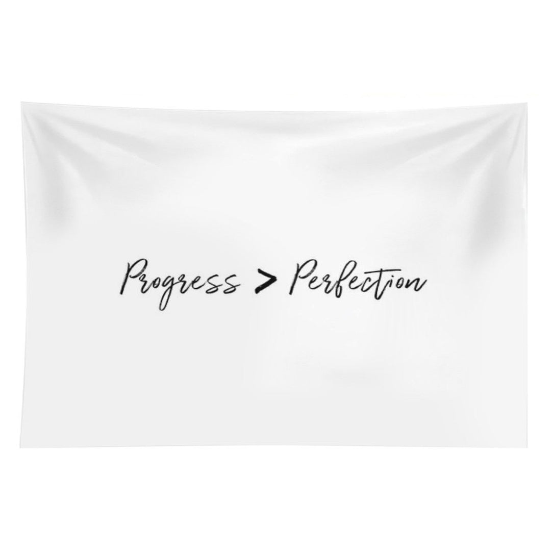 Progress Over Perfection Tapestry