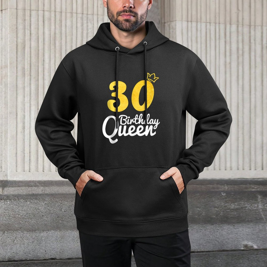 30 Birthday Queen Unique 30 Years Old 30th Birthday Girls Moisture-Wicking Hoodie