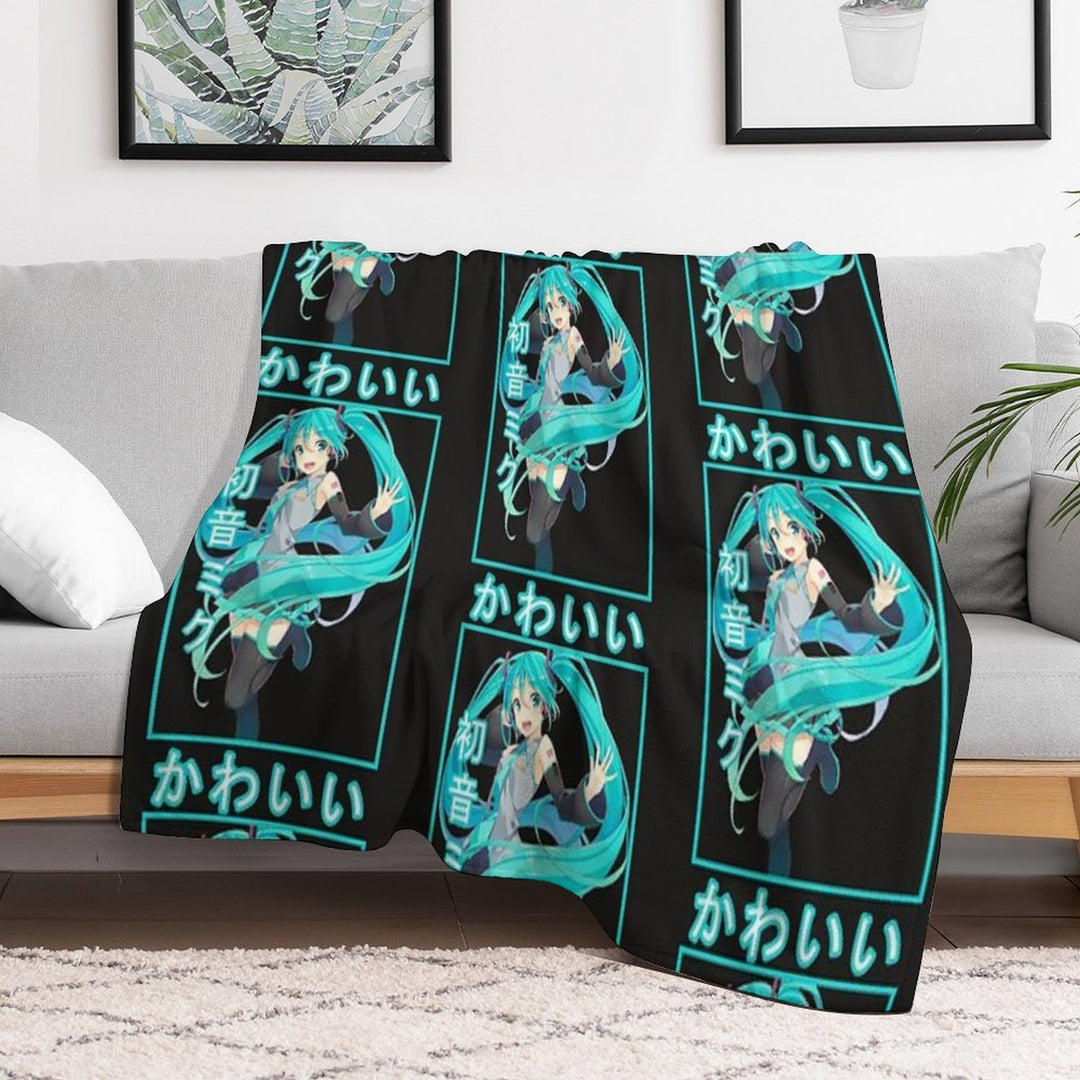 Hatsune Miku  Classic Lightweight Throw Blanket