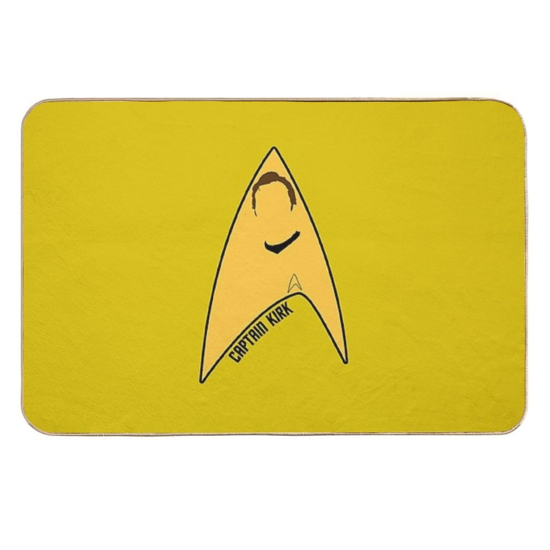 Captain Kirk  Dirt-Trapping Bath Mat