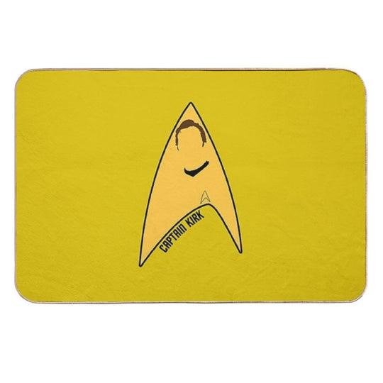 Captain Kirk  Dirt-Trapping Bath Mat