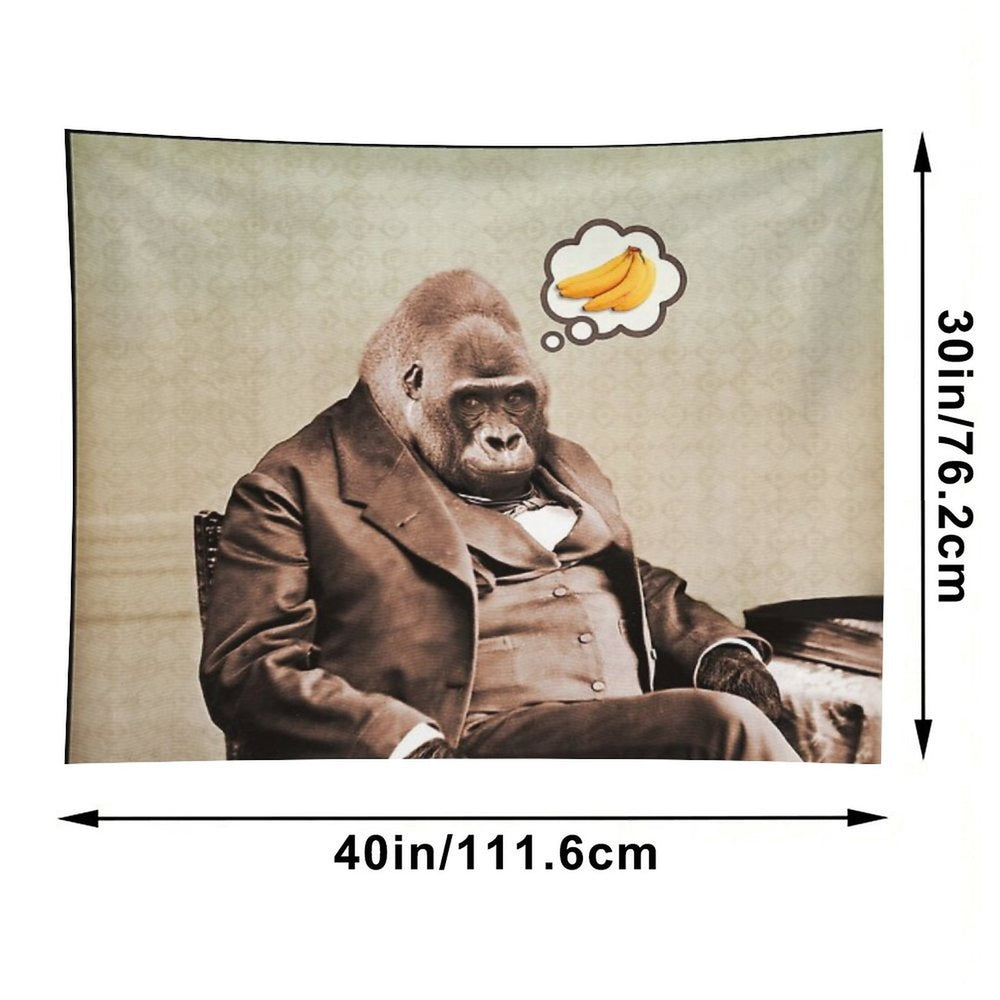 Gorilla My Dreams Tapestry