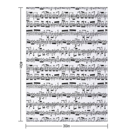 Sheet Music Premium Throw Blanket