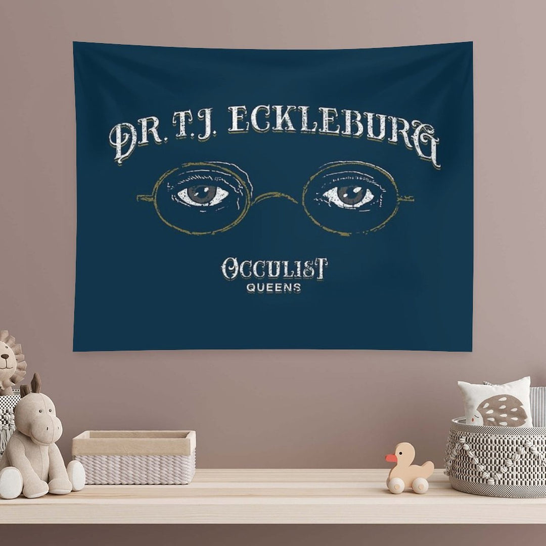 Dr. TJ Eckleburg Occulist Tapestry
