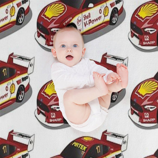 Scott McLaughlin 17 Ford Mustang 2019 Sustainable Throw Blanket