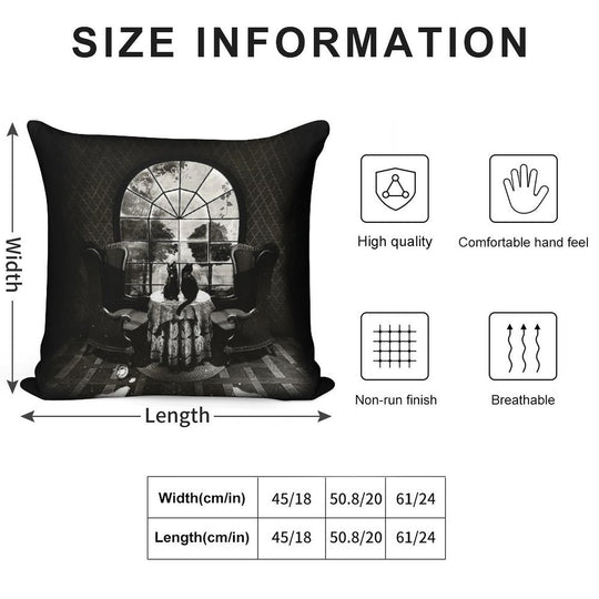 Room Skull Soft Bedroom Essential Throw Pillow