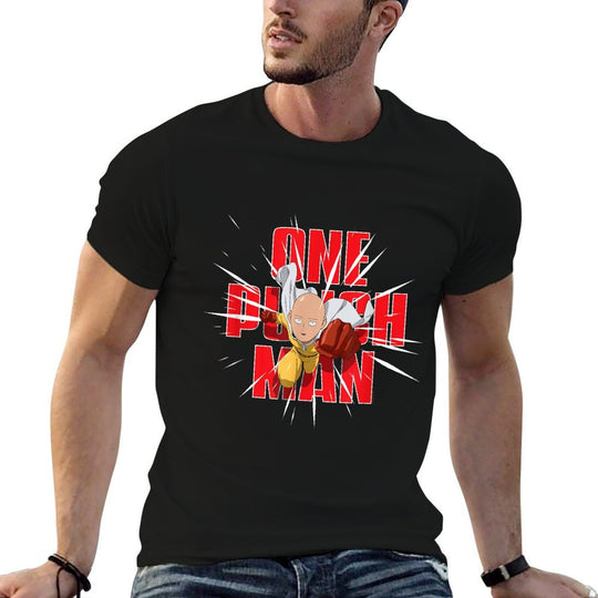 One Punch Man Saitama Punch Pose  Graphic-printed T-Shirt