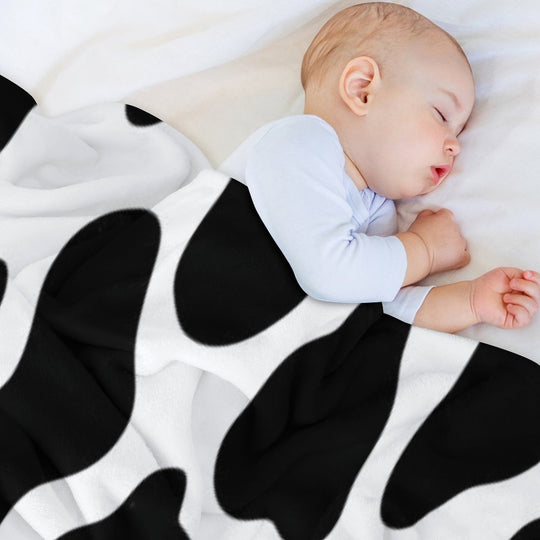 Cow Print Gift-ready Throw Blanket