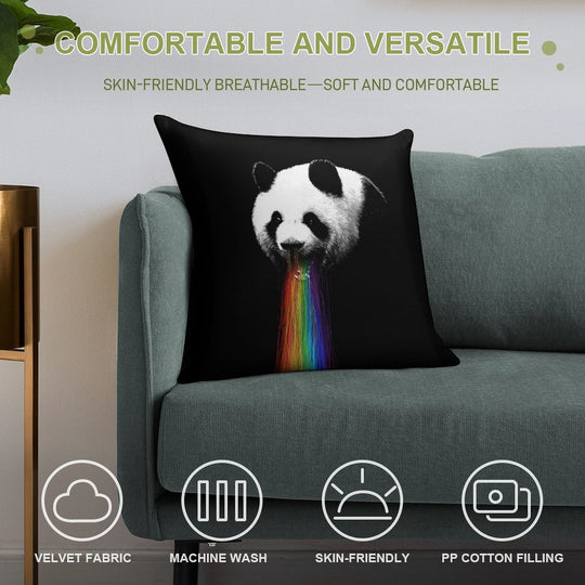 Pandalicious Soft Luxury Feel Throw Pillow