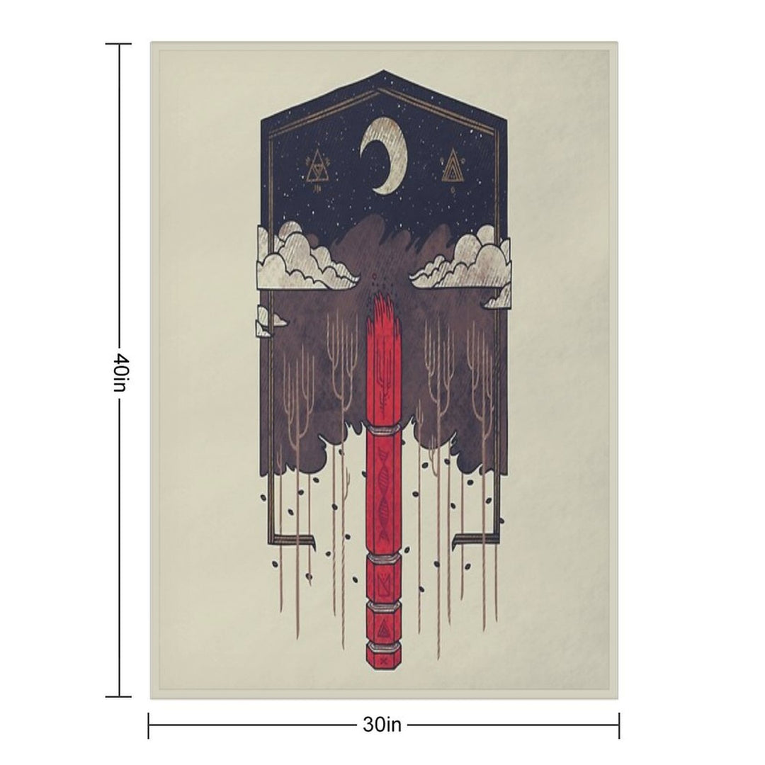 The Lost Obelisk Multi-functional Throw Blanket