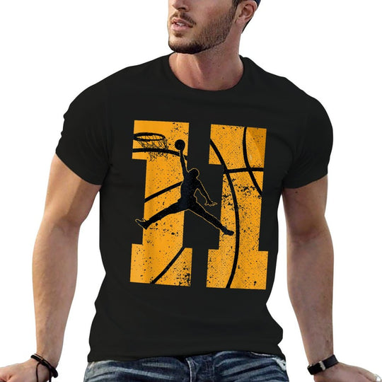 11th Birthday Basketball Party 11 Yr Eleven Years Old 11yr  Quick-drying T-Shirt