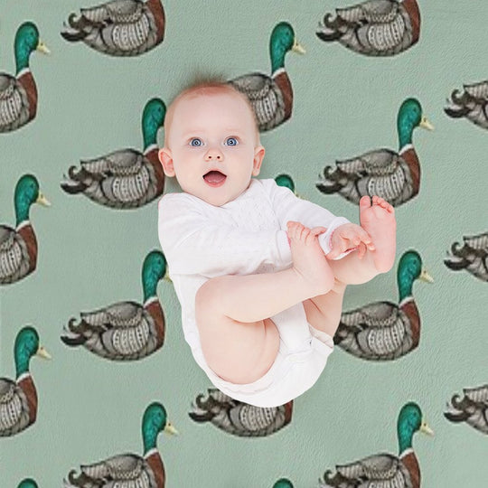 Mallard Duck Compact Throw Blanket