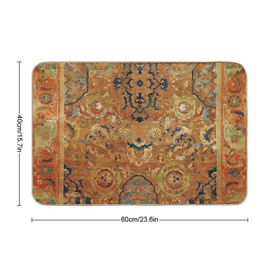 Doria Antique Persian Carpet Print  Slip-Resistant Bath Mat