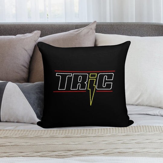 TRIC Logo Soft High-Density Material Throw Pillow