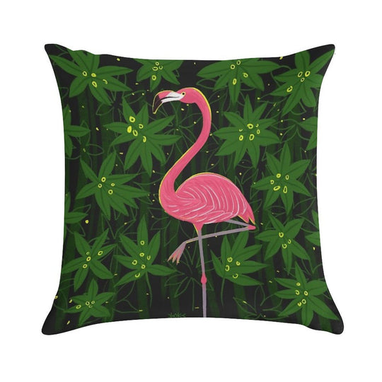 Flamingo Soft Gift Ready Throw Pillow