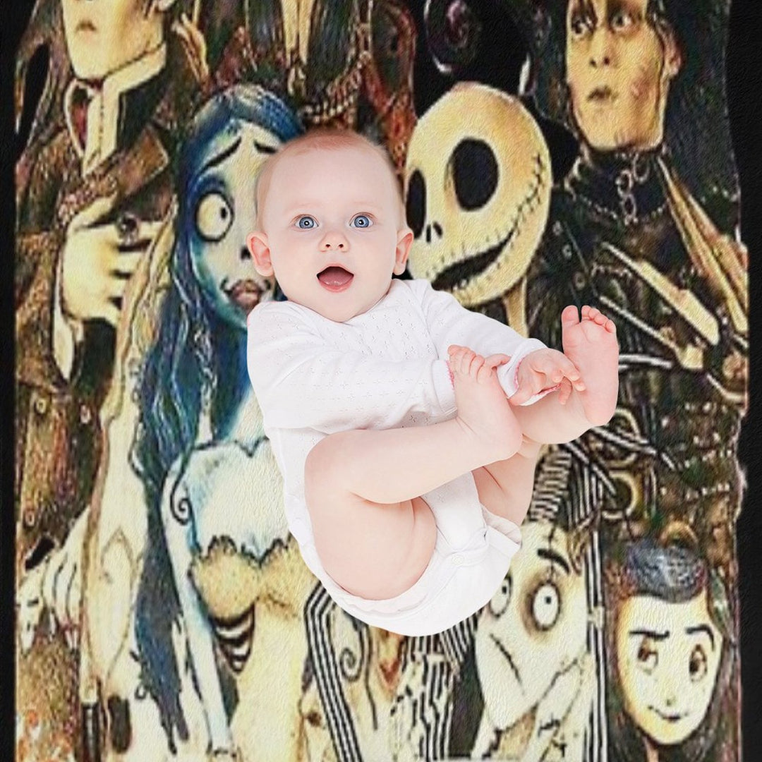 Tim Movie Horror Characters Film Durable Throw Blanket