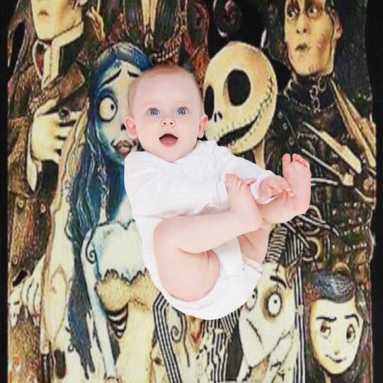 Tim Movie Horror Characters Film Durable Throw Blanket