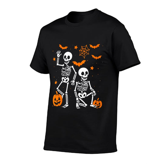 Womens Funny Anti Trump Halloween Skeleton  Eco-friendly Material T-Shirt