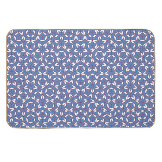 Red White And Blue Penrose Tiles  High-Traffic Bath Mat