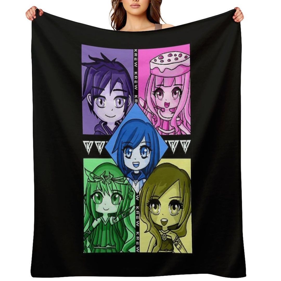 Aesthetic Funneh Krew Multi-functional Throw Blanket