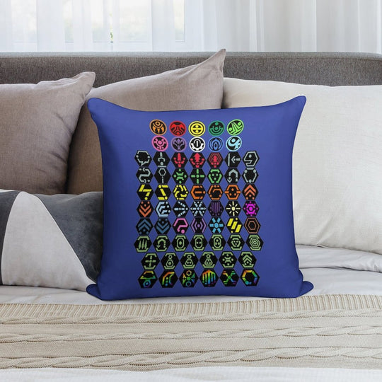 Phantasy Star Online - Icons Soft Easy Maintenance Throw Pillow