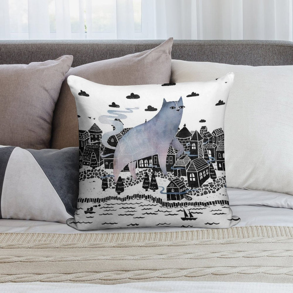 The Fog Soft Multiple Sizes Throw Pillow