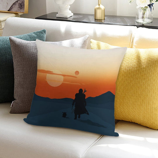 This Is The Way Soft Reinforced Edging Throw Pillow